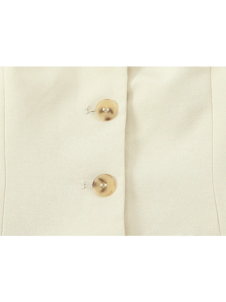 TFMLN Women's Corset Strapless Tank Top Chic Off Shoulder Sleeveless Female Chic Casual Vest Fashion Single Breasted Vest Top