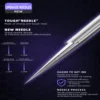 POSEIDON 50PCS Mixed Professional Tattoo Cartridge Needles with Membrane Safety Cartridges Disposable Tattoo Needle 5