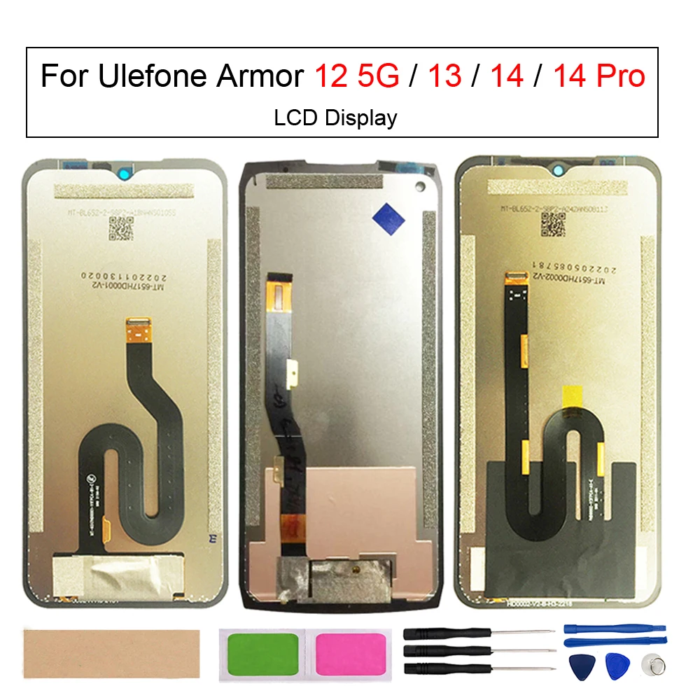 Per Ulefone Power Armor 14 Pro/13/12 Schermo Per Ulefone Armor 12 5G Display Lcd + Touch Screen Digitizer Assembly Sostituzione