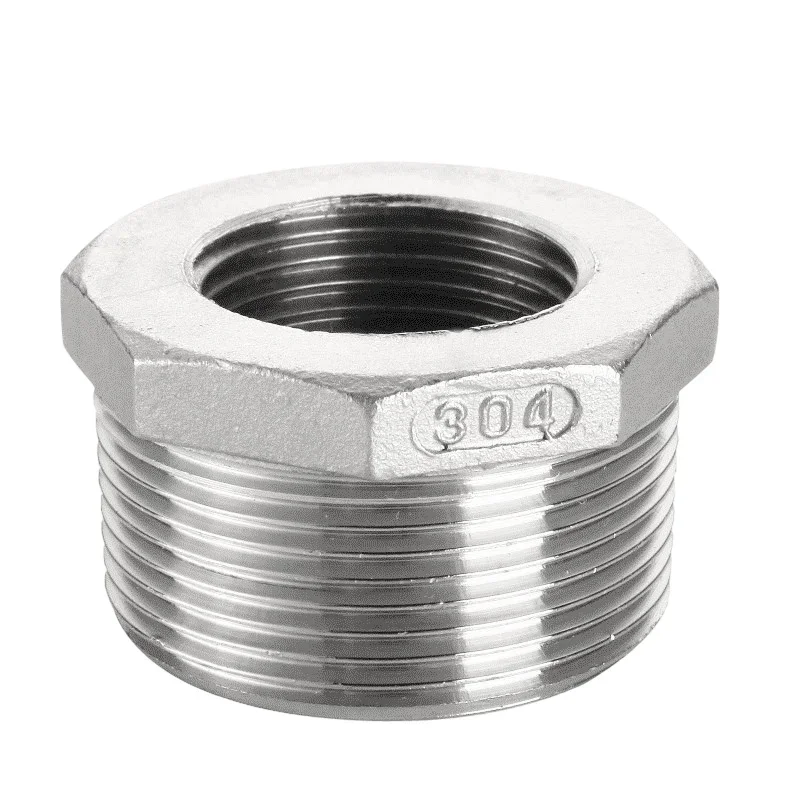 Pipe Fittings Tonifying Heart Reducer Bushing 1/8" 1/4" 3/8" 1/2" BSP Male/Female Thread SS304 Stainless Steel For Water Gas Oil