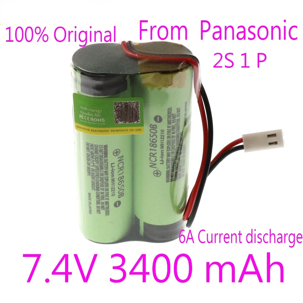 7.4v/ 8.4v 100% Original 18650 Lithium Battery 3400 mAh Rechargeable Battery Pack Megaphone Speaker Protection Board