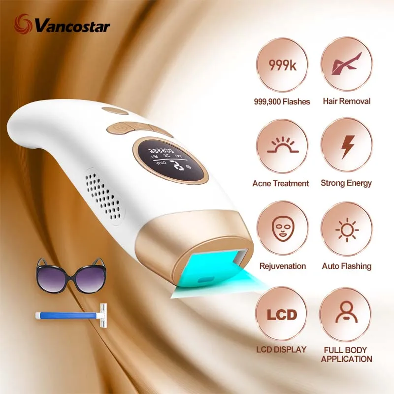 999900 Flash Depilazione Laser 3 In1 Ipl Epilatore Fotoepilatore Ringiovanimento Strumento Di Rimozione Dell'Acne Bikini Trimmer Dropshipping