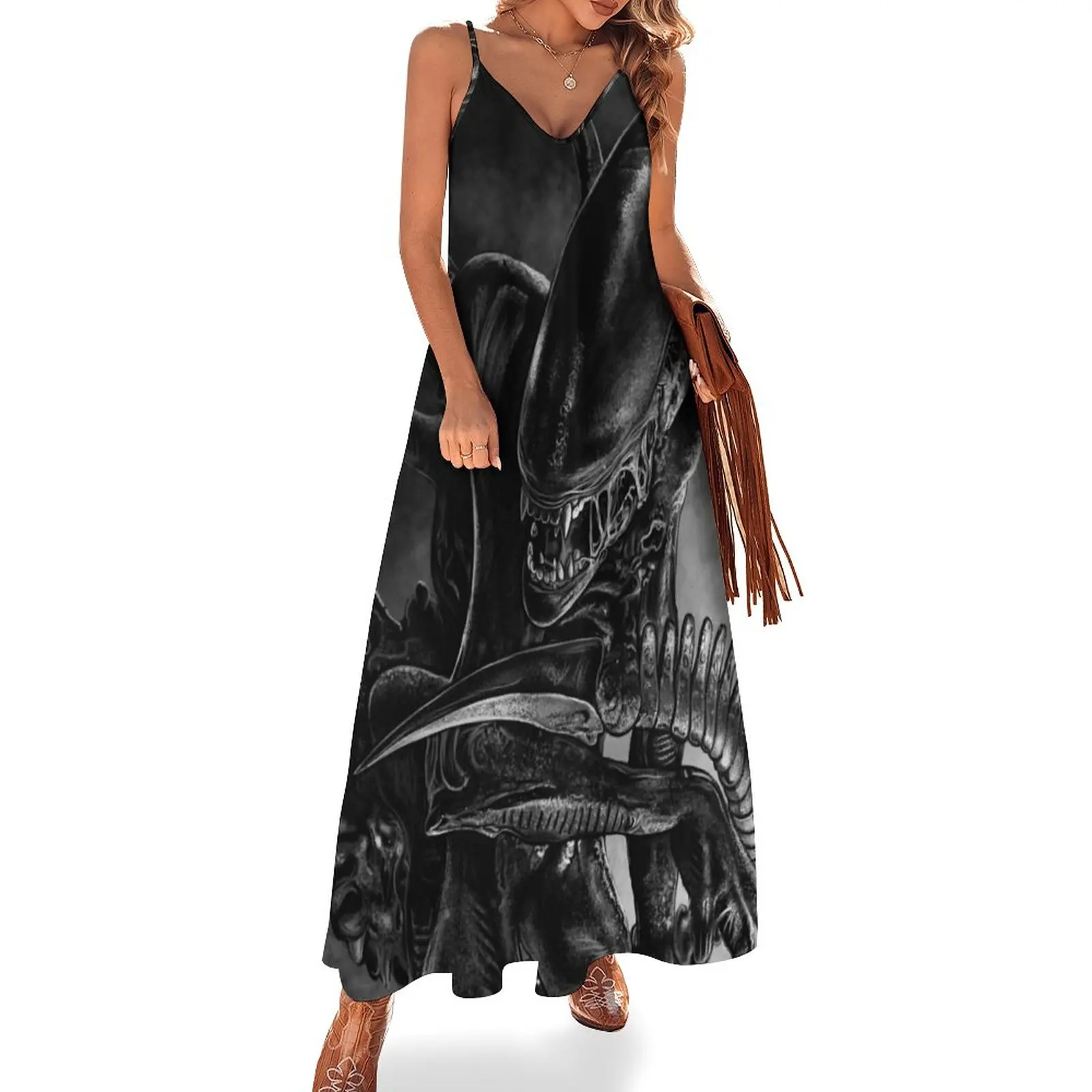 

New Xenomorph Sleeveless Dress Women's summer dress clothes luxury evening dresses 2023 loose women's dress