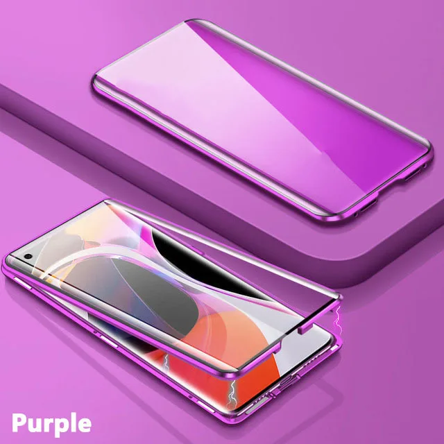 thumbnail image 1 of 360 ° Full Protected Metal Magnetic Double-Sided Glass Phone Case For Xiaomi 13T 11T Redmi Note 12 11 9 S 10 8 Pro Bumper Cover, 1 of 5