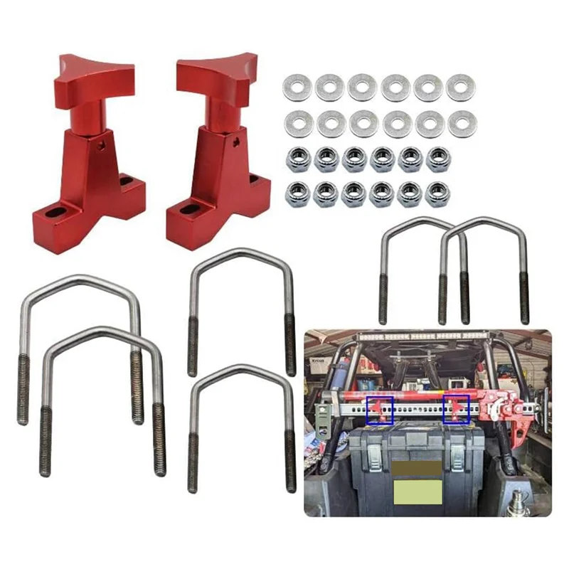 하이 리프트 잭 마운트 리프트 잭 튜브 마운트 1-2.5In Jeep RZR Offroad Polaris 조정 가능한 하이 리프트 잭 마운팅-A61E
