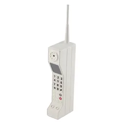 Vintage Retro Cellphone Ornament - Old - Fashioned Simulation Prop for Home Decor & Photography (Creamy White)