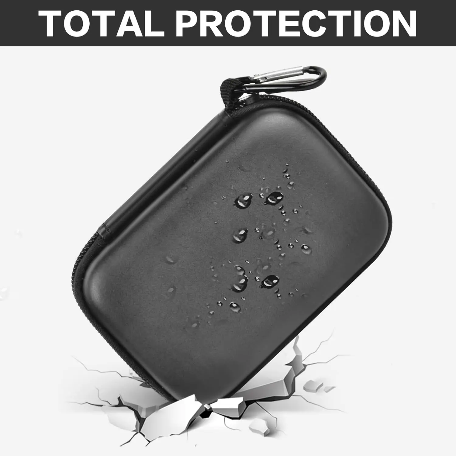 Carrying Case Compatible with Samsung T9 Portable SSD 4TB 2TB 1TB USB External Solid State Hard Fits for USB Cable
