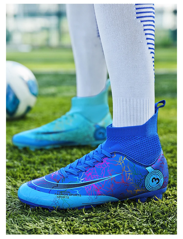 Long Spikes Society Herren Fußball Indoor Rasentraining Fast Field Boots Cleats Mann Turnschuhe Futsal Fußballschuhe_voghion.com