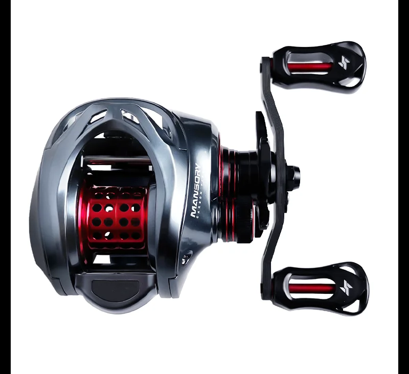 Seasir Mansory Baitcasting Angelrolle, 146 g, ultraleichtes Carbon, 11+1 7,3:1 HS-Verhältnis, Hybrid-Keramiklager, Doppelspulen, Meerwasser – Detail 13