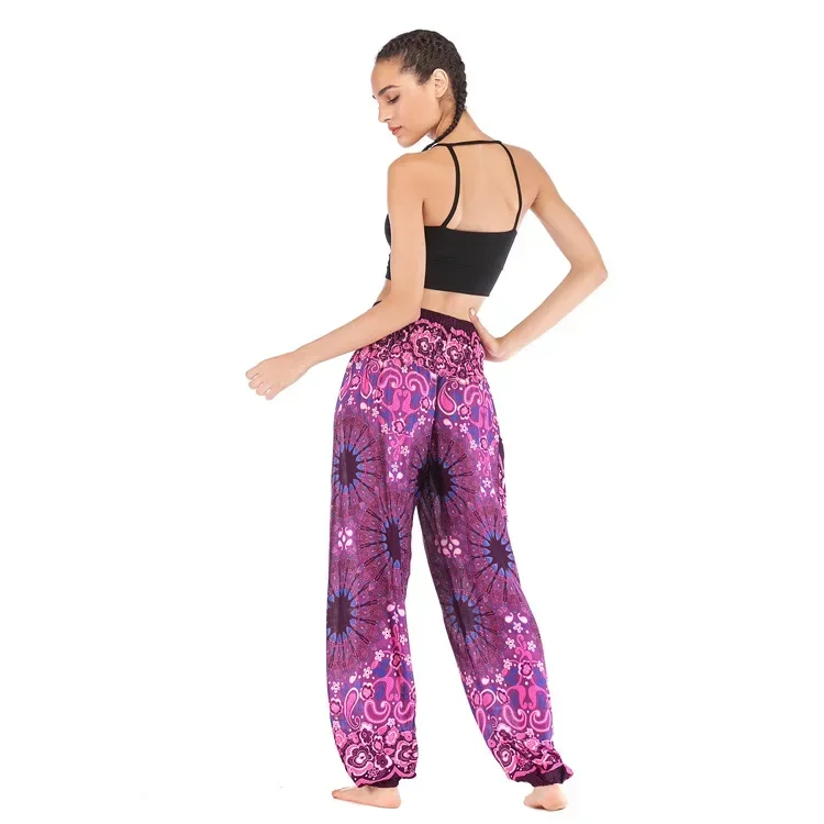 Women Casual Loose Folk Sweatpants Joggers Trousers Vintage Bottom Harajuku Yoga Pants
