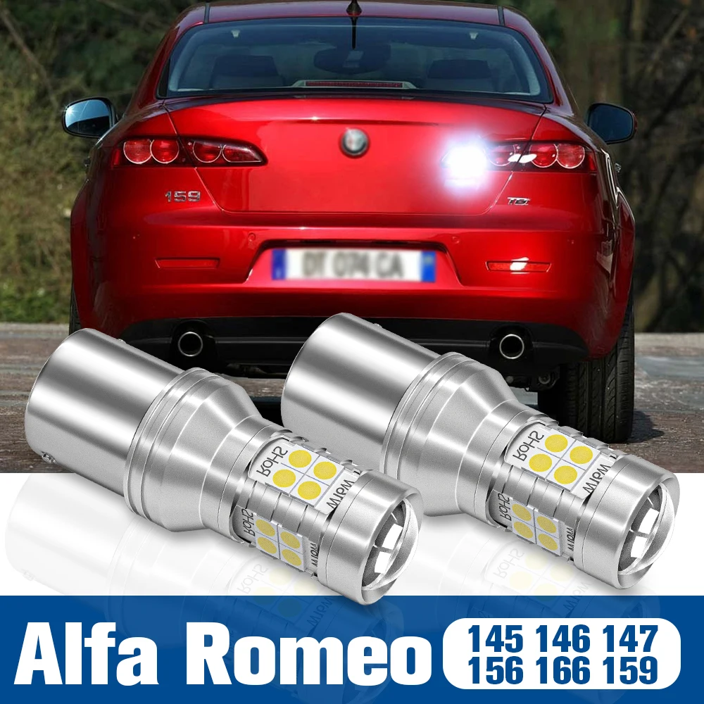 

2pcs LED Reverse Light Back up Lamp Accessories Canbus For Alfa Romeo 145 146 147 156 166 159 1995-2012 2005 2006 2007 2008 2009