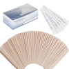 10/30/50/100PCS Disposable Tongue Depressor Wooden Tattoo Waxing Stick Individual Paper Pack Hair Removal Sticks Tattoo Supplies 1