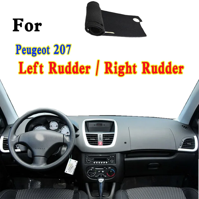 Per Peugeot 207 Sw Gti Wa Wc Wd Car-Styling Dashmat Cruscotto Copertura Pannello Strumenti Isolamento Pad Protettivo