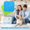 Pet Placemat Dog Lick Mats Cat Slow Feeding Mat Cats Dogs Grooming and Training Feeding Supplies Silicone Eating Slowly Food Pad 6