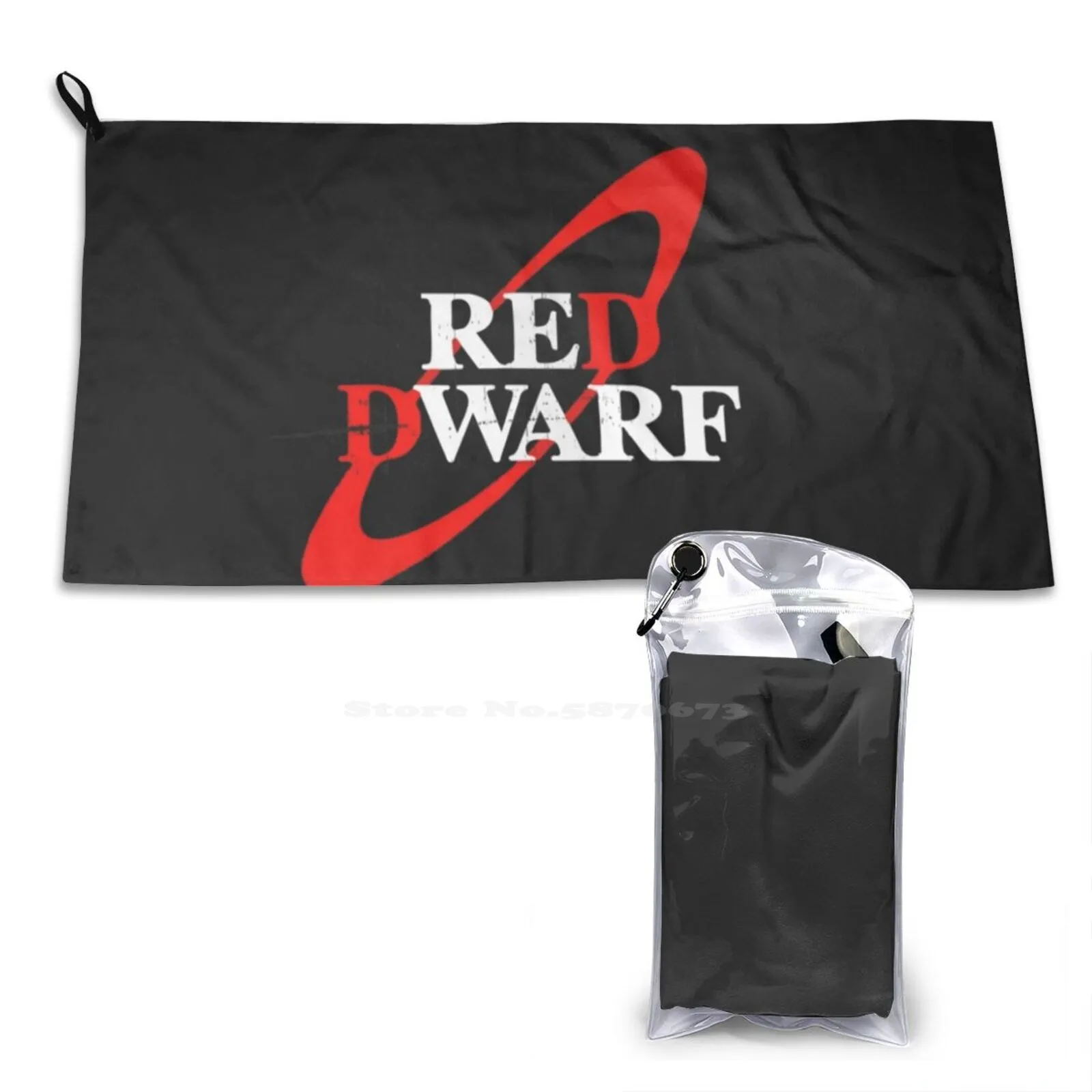 Asciugamano Morbido Con Logo Nano Rosso Invecchiato Asciugamano Sportivo Ad Alta Quanlity Meglio Morto Di Smeg Red Dwarf Quote Red Dwarf Seg Red