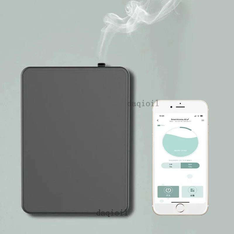 Diffusore di Oli Essenziali Intelligente con Controllo Bluetooth tramite App, Diffusore di Aromi a Batteria da Parete, Copertura 500ml, Macchina per Profumazione per Hotel e Casa