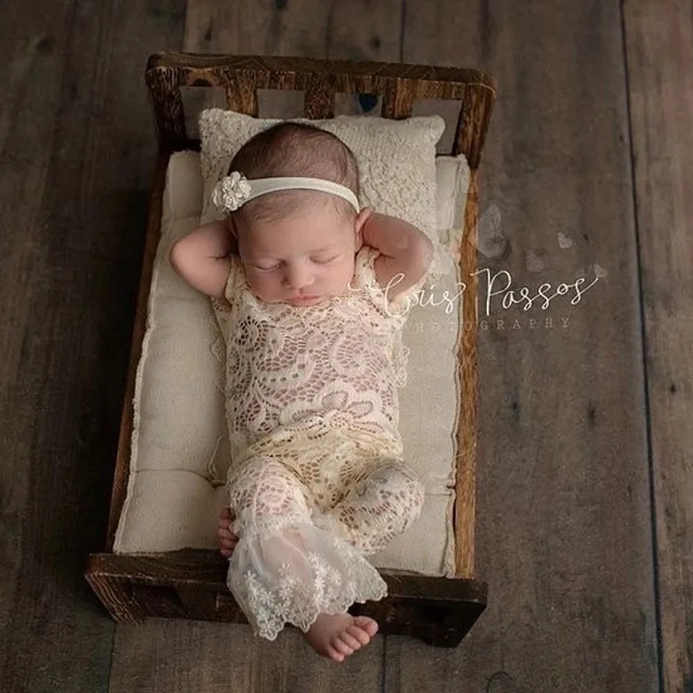 Accessorio per fotografia neonato Articolo Set di abbigliamento Accessori per costumi di nascita per bambini femminili Articoli Pagliaccetto per neonati per le nuove persone che cadono - immagine 2
