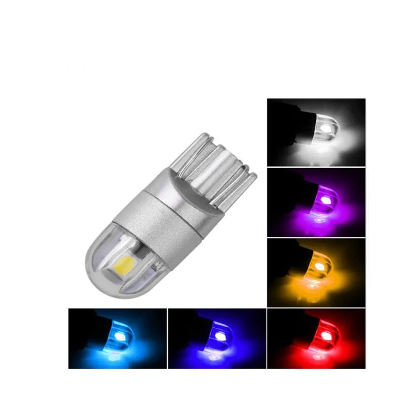 500pcs T10 12v W5W LED Car Bulbs 3030 Chips 194 168 501 Interior Lighting Instrument Lights License Plate Lights 5w