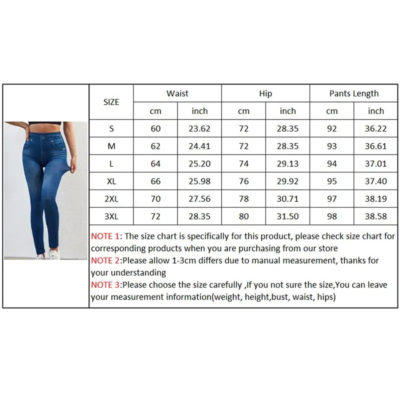 EHQJNJ Leggings High Waisted Yoga Pants Plus Size Casual Yoga Pants for  Women Elastic Jeans Leggings Thermal Stripe Print Imitation Denim Leggings