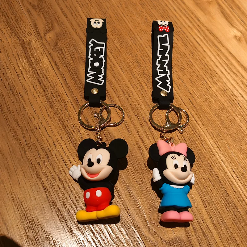 Disney Parks Mickey Mouse Bubble Head Keychain New with Tags