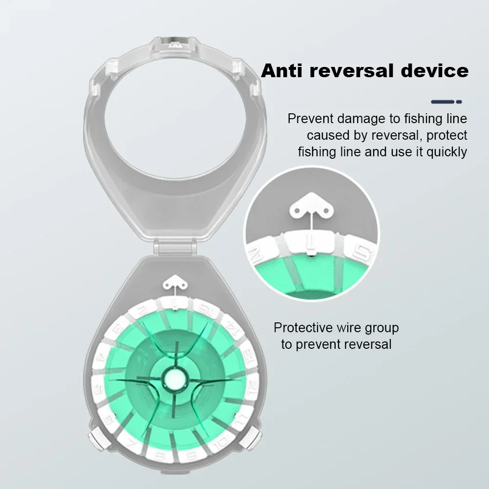 Luya carbon wire storage box, multifunctional winding box, wire winding box, storage, anti reverse, cutting line, tangent line