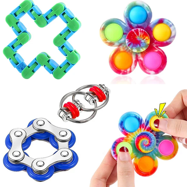 5Pcs Fidget Toys Pack Set For Girls Boys Cool Gadgets Autism Sensory Stress Relief For Kids Fidgetspeelgoed Antiestres Niño 6
