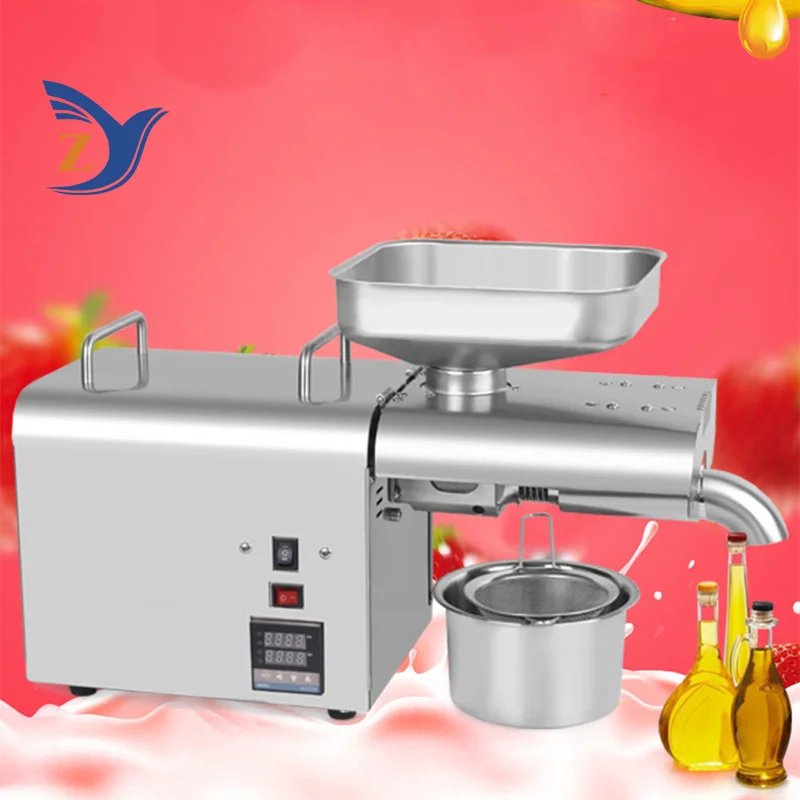 Oil Pressers Machine K28C Kitchen Seeds Sunflower Sesame Coconut Peanut Vegetable Bean Hot Cold Home Commercial Extraction Maker 2