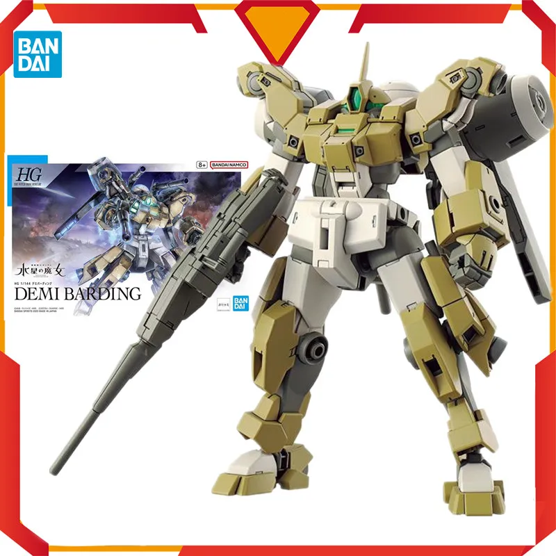 

In stock BANDAI HG 1/144 Anime Mobile Suit Gundam: The Witch From Mercury DEMI BARDING Assembly Model Action Toy Figures Gifts