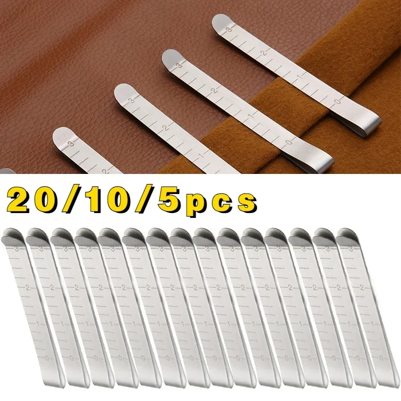 Pinces à ourlet en acier inoxydable, pince à sertir en métal, règle de  mesure du tissu, courtepointe, bricolage, outils de couture, 5 pièces, 10  pièces, 20 pièces