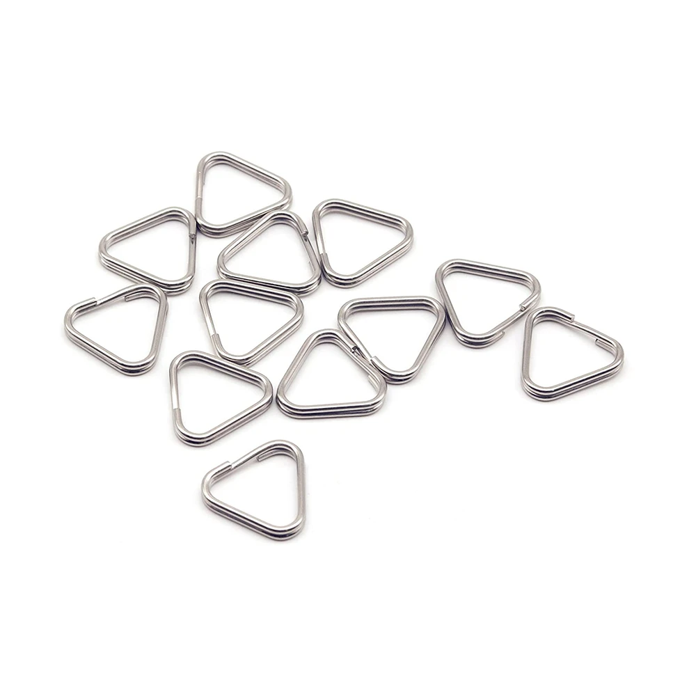 12Pieces Camera Strap Lug Ring Triangle Split Ring for Fujifilm Lecia