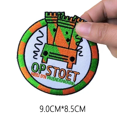 Carnival Kruikenstad Emblem Iron-On Embroidered Patch Badge