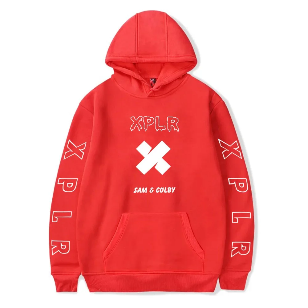Winter Hoodies Sam And Colby Pullover XPLR Hoodie Printed Sam And Colby Hoodies Sweatshirts Men Hoodie Youtube Casual Sweatshirt 4