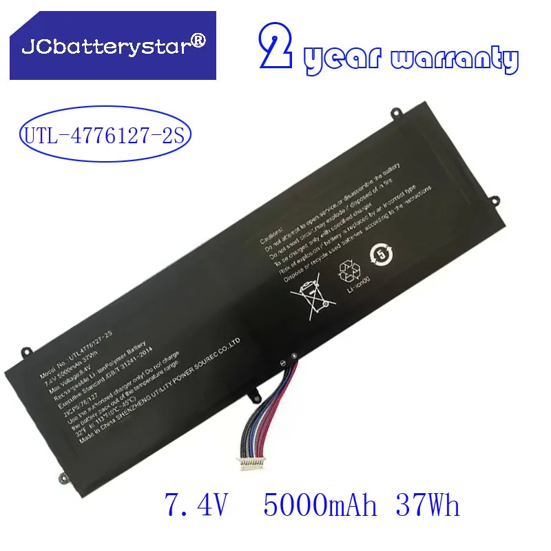 JC nowy wysokiej jakości akumulator do laptopa UTL-4776127-2S 7.4V 5000mAh dla Ghia Libero LXH14CPP 14.1 