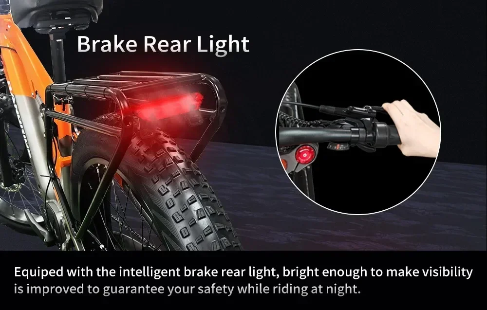 RANDRIDE YX80 1500W 48V23AH Electric Bike 960WH MTB E Mountain Bike Men's E-Bike Adult E-City Bike S121d16f495a347339c08be98a14178a8l