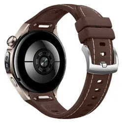 Elegant Press-On Quick Release Leather Silicone Strap for Watches - Unisex Band Bracelet (Coffee)