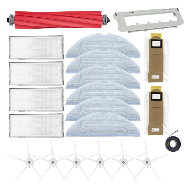 

Mop Cloth Main Brush Cover Holder Hepa Filter For Xiaomi Roborock S7 S70 S75 S7 Max Vacuum Cleaner Dust Bag Parts