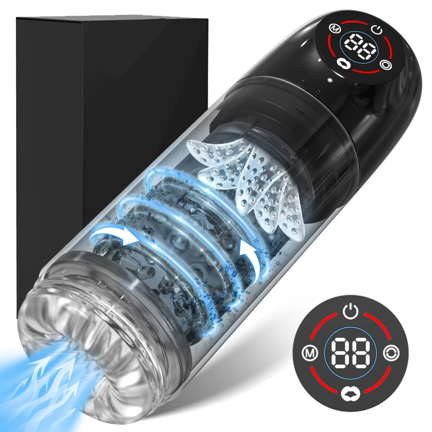 Automatic Male Masturbator Cup Pocket Pussy Stroker with 3 Pump 7 Thrusting Rotating Vibrating Sucking Sex Machines Sex toys Men