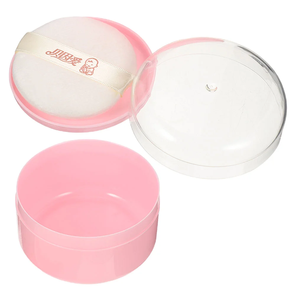 

Body Powder Puff Box Loose Container Puffs for Small Synthetic Sponge Plastic Baby