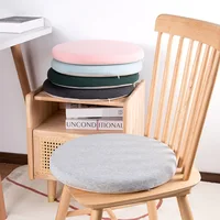 Round Memory Foam Chair Cushion with Non-Slip Base, 35cm/30cm, Multiple Colors for Office, Home & Car Seat Comfortable 1