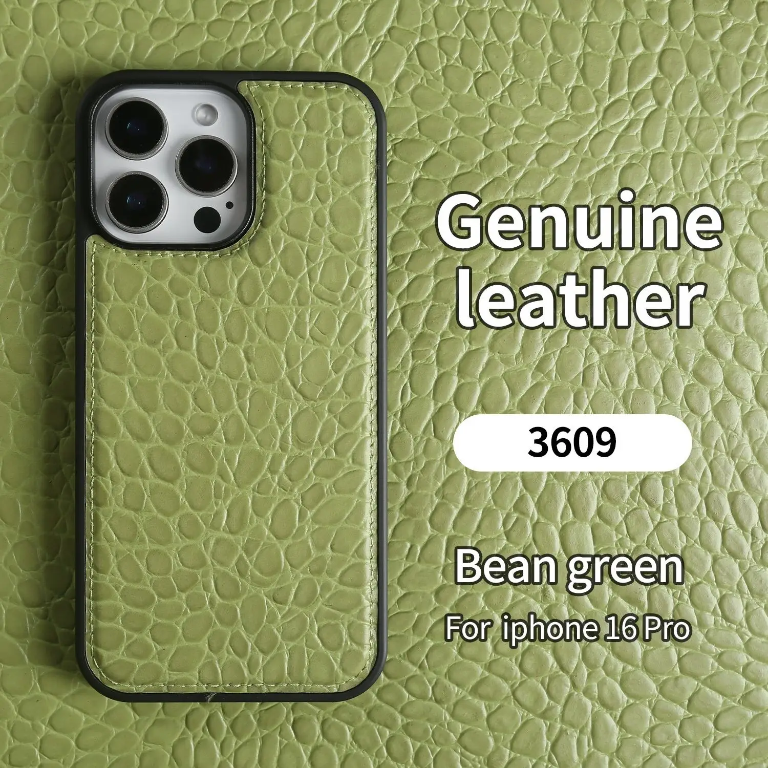 Premium Crocodile Pattern Genuine Leather Case For iPhone 16 Pro Max 15 14 13 12 11 XR Cowhide Back Cover Shell Protective Capa 3