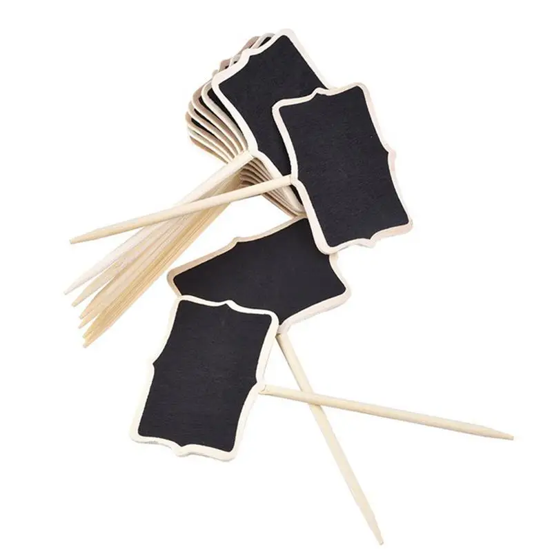 10pcs 6x8cm Mini Chalkboards Blackboard for Message Board Signs Chalkboard Price Tags Tag Blackboard