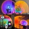 LED Projection Light RGB Sunset Light Remote Control USB Rechargeable IG Photo Theme Event TK Live Streaming Background Lighting 3