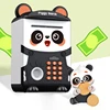 Kids Fingerprint Recognition Password Electronic Piggy Bank Toy Safe Bank Panda Cartoon Mini Atm Saving Box with Light and Music 2