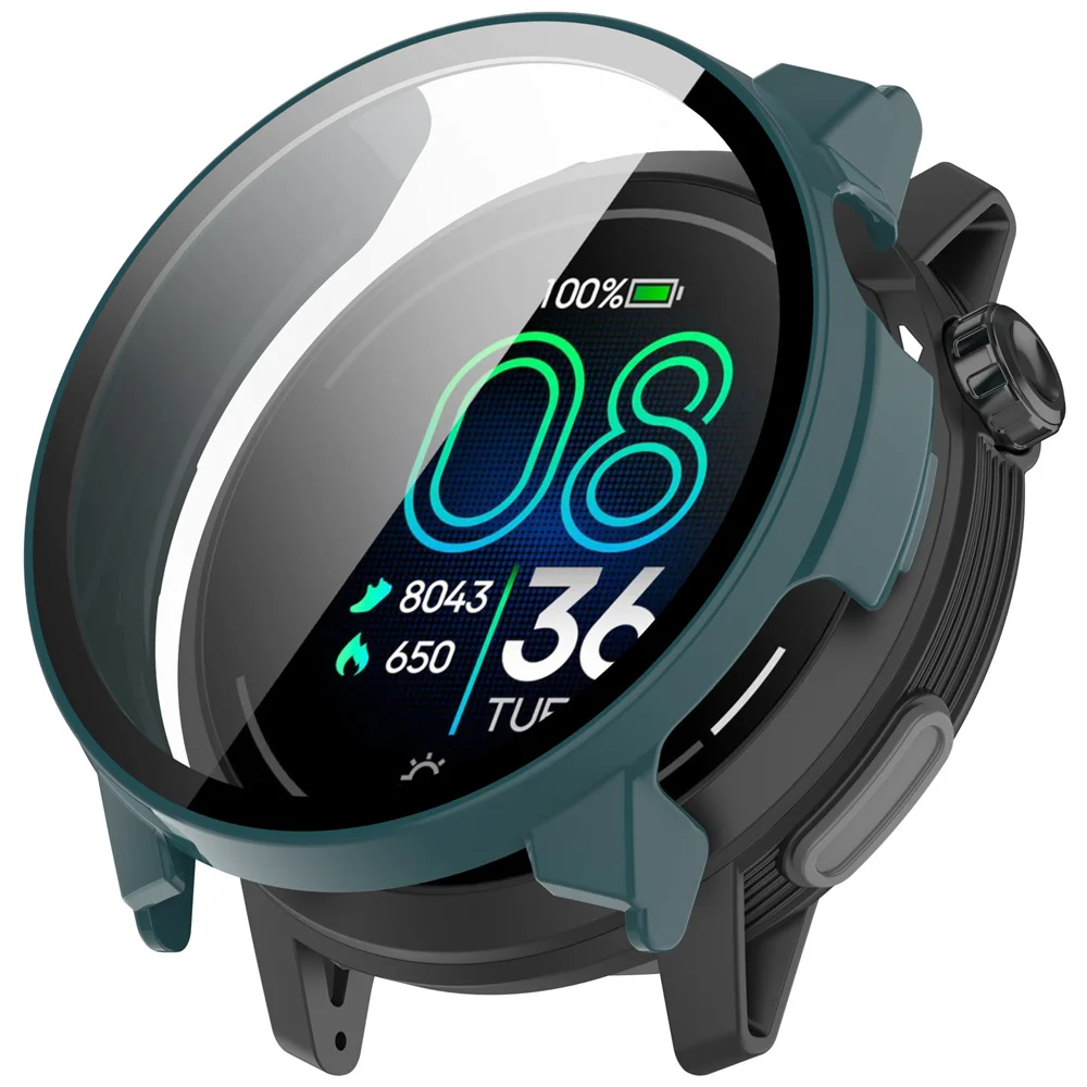 2-in-1 Protective Case For COROS Pace Pro With Screen Tempered Glass Protector Watch Protection Cover With Film watch screen protector case watch screen protector apple watch screen protector case watch case watch protective case watch protective cover bumper protective case