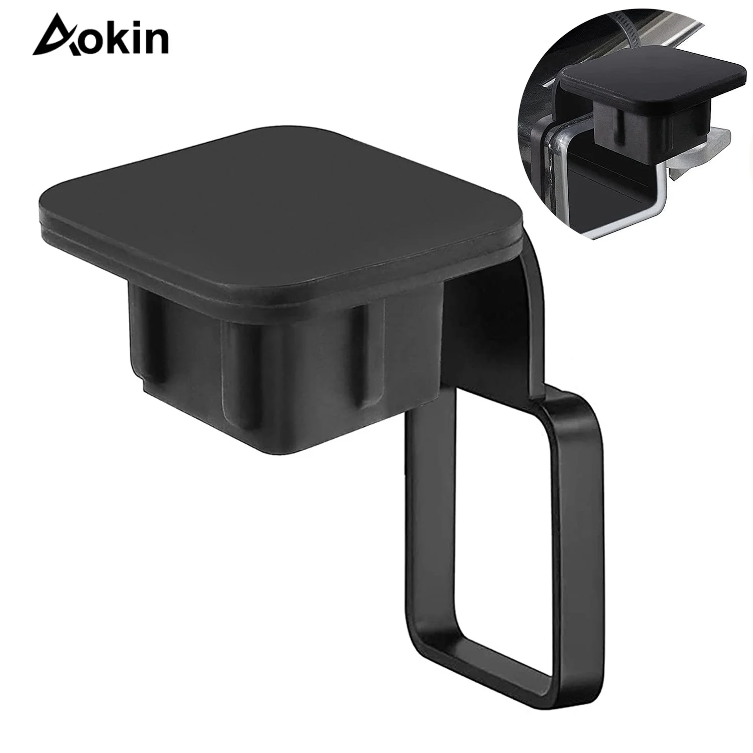 Trailer Hitch Cover Trailer Hitch Tube Cover 2'' Rubber Hitch Tube Cover Plug Cap Insert 2 inch Receivers Class 3 4 5 for Dodge Ram Porsche Benz
