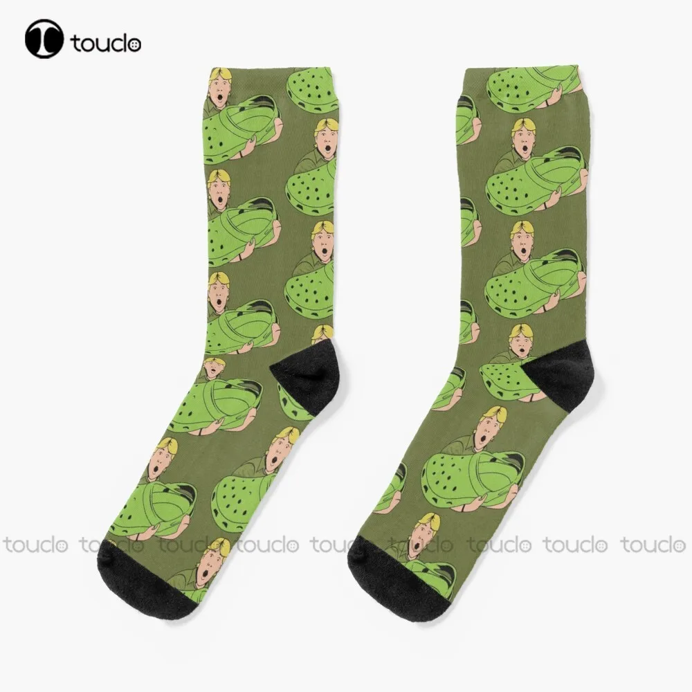 

Croccy! Socks Black Socks Women Fashion Creative Leisure Funny Art Abstract Oil Painting Socks Creative Funny Socks New Popular