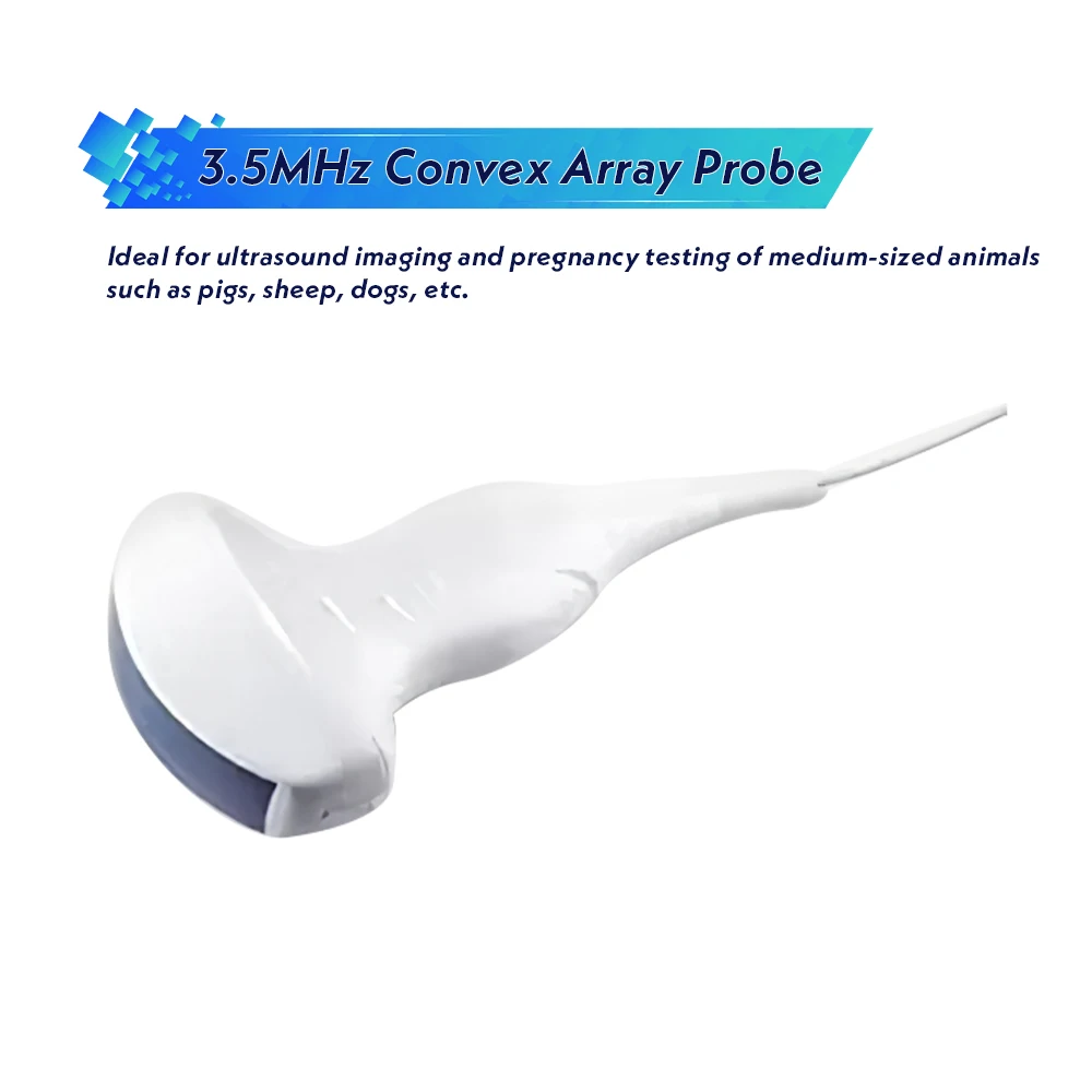 3.5/5/6.5Hz Portable Veterinary Ultrasound Scanner Vet B-Ultra Pregnancy Machine