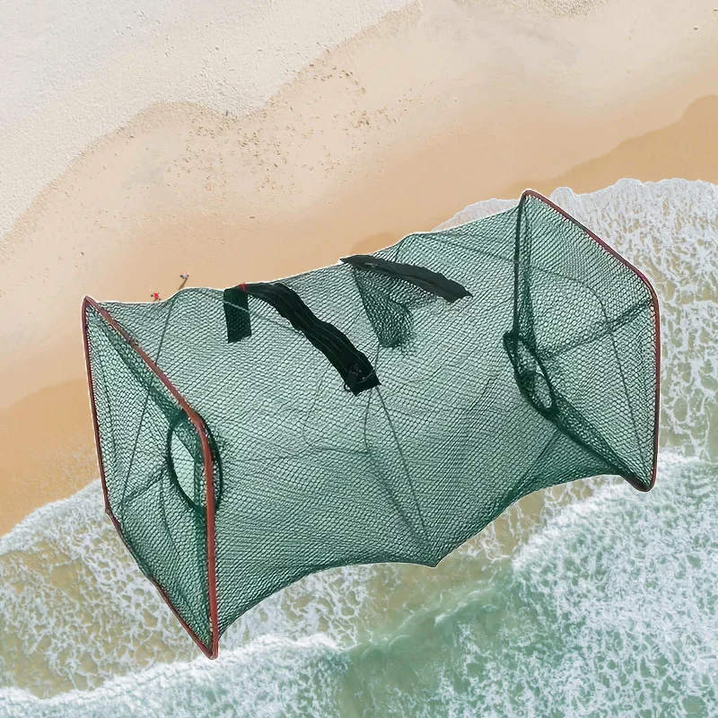 1 Foldable Crab, Shrimp, and Crayfish Net Cage for Fish and Seafood