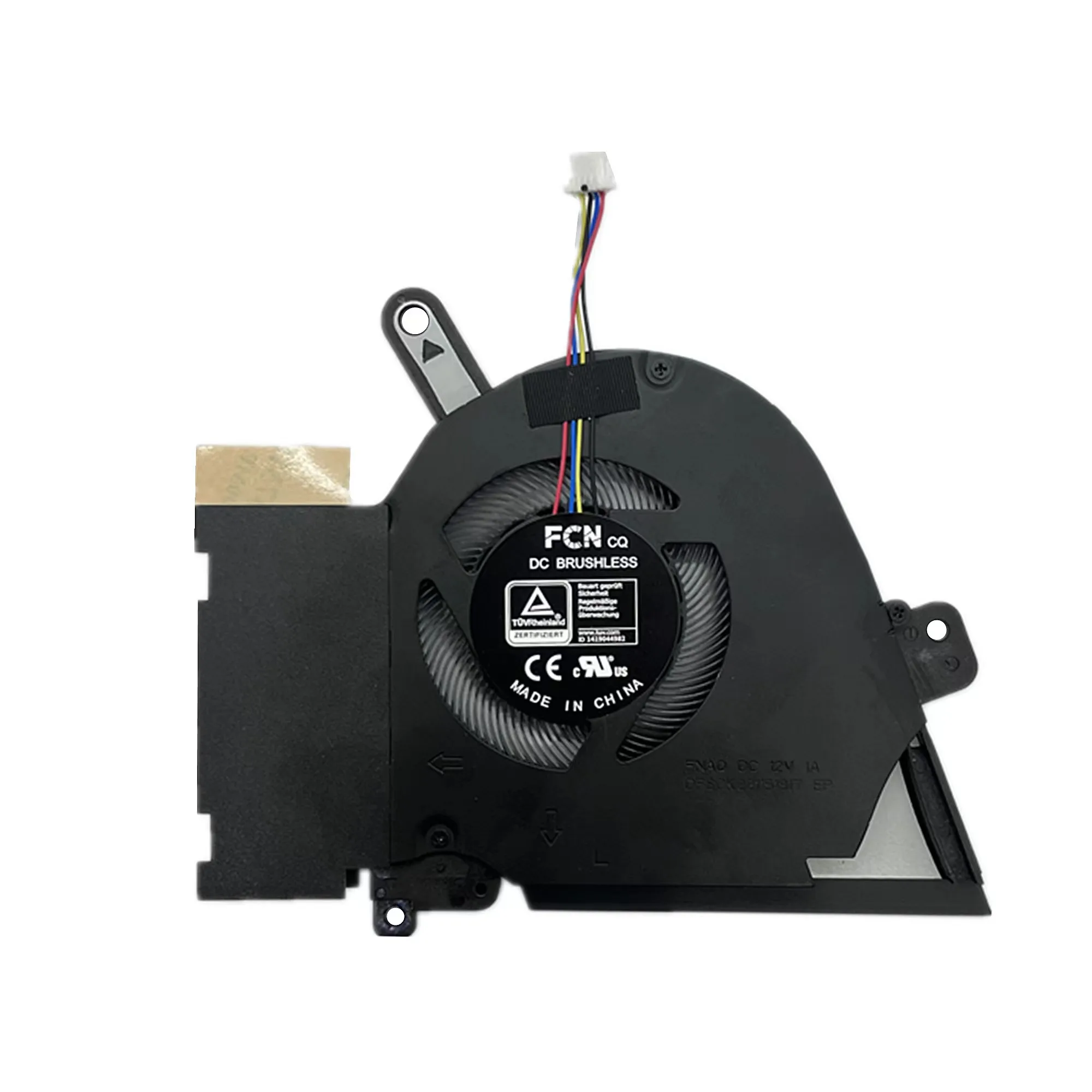 Portátil Cpu Mais Gpu Ventilador de Refrigeração para Asus Tuf Dash F15 Fx516 Fx516p Dfsck22d05883l Fnar Dfsck221151817 Fnaq Dc12v 1a Ventilador Novo - Imagem 2