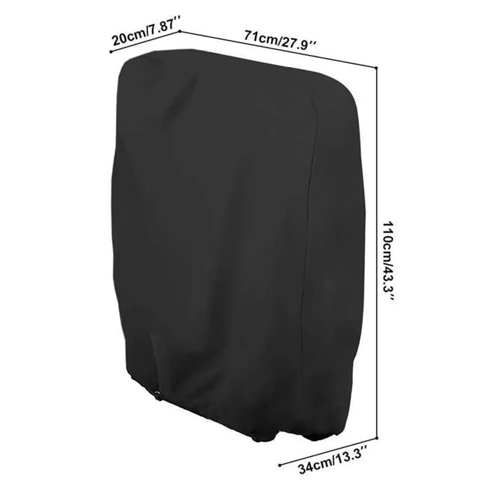 Folding Chair Dust Cover Outdoor Garden Chairs Storage Bag Patio Furniture Protector Waterproof Dustproof Chair  Cover - 5